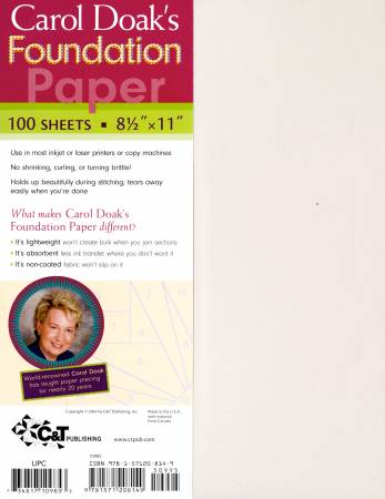 Carol Doak's Foundation Paper - 10985