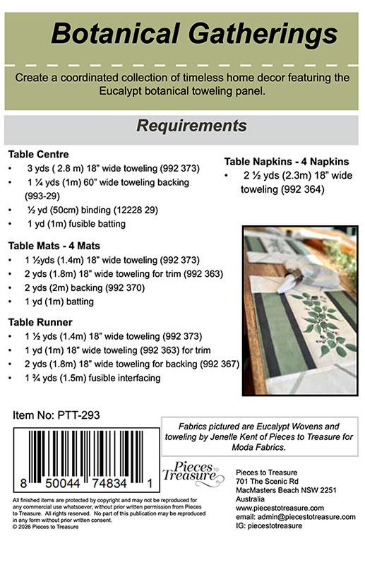 Pieces To Treasure - Botanical Gatherings Table Runner