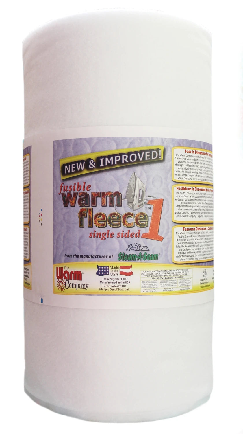 Fusible Fleece Batting - Warm Company - # 1891WN - By the Yard