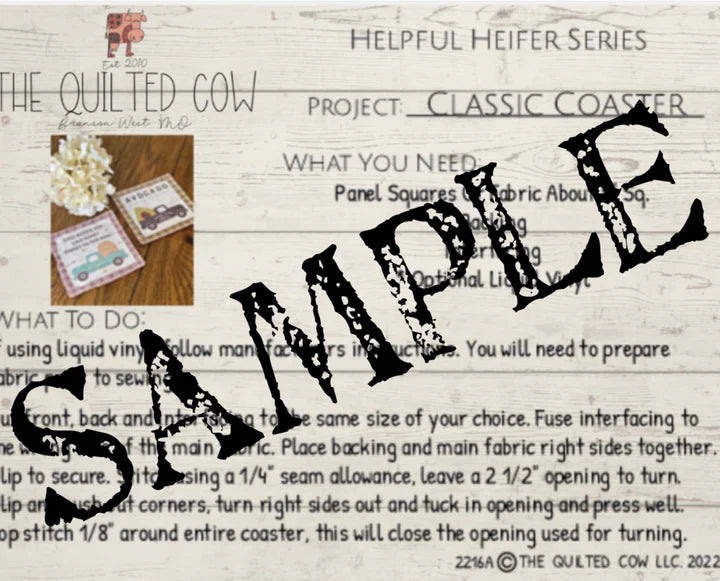 Helpful Heifer Classic Coaster