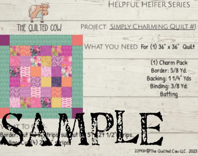 Helpful Heifer Simply Charming Quilt #1