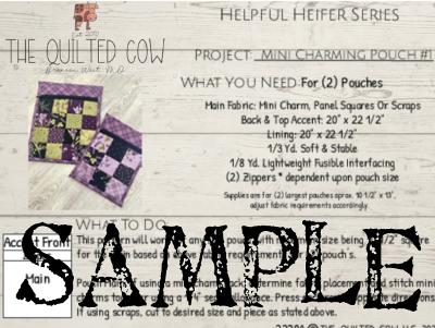 Helpful Heifer Mini Charming Pouch #1