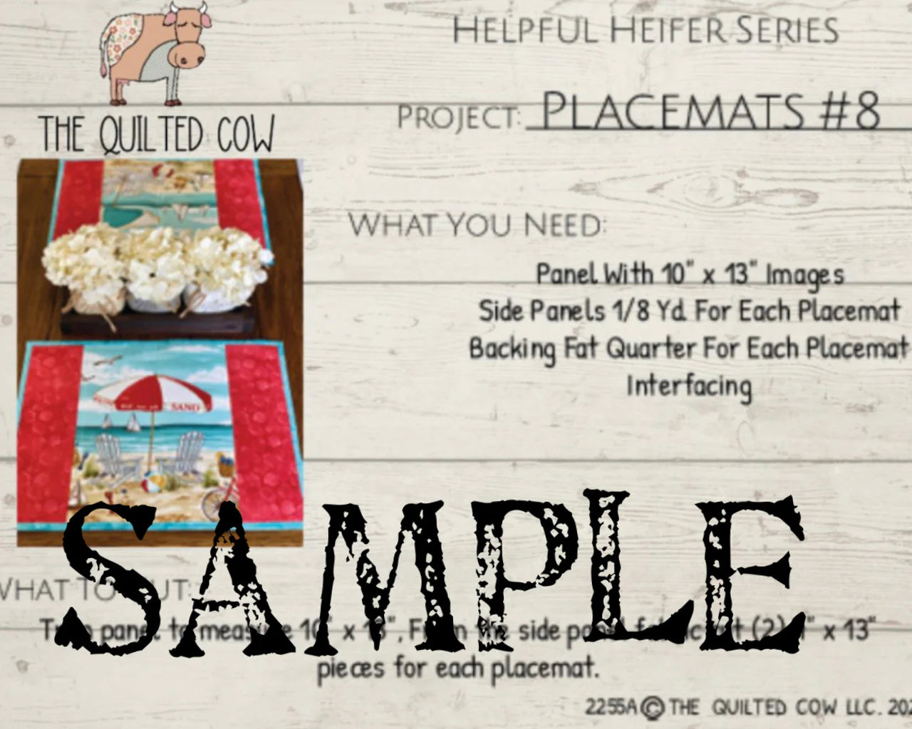 Helpful Heifer Placemats #8