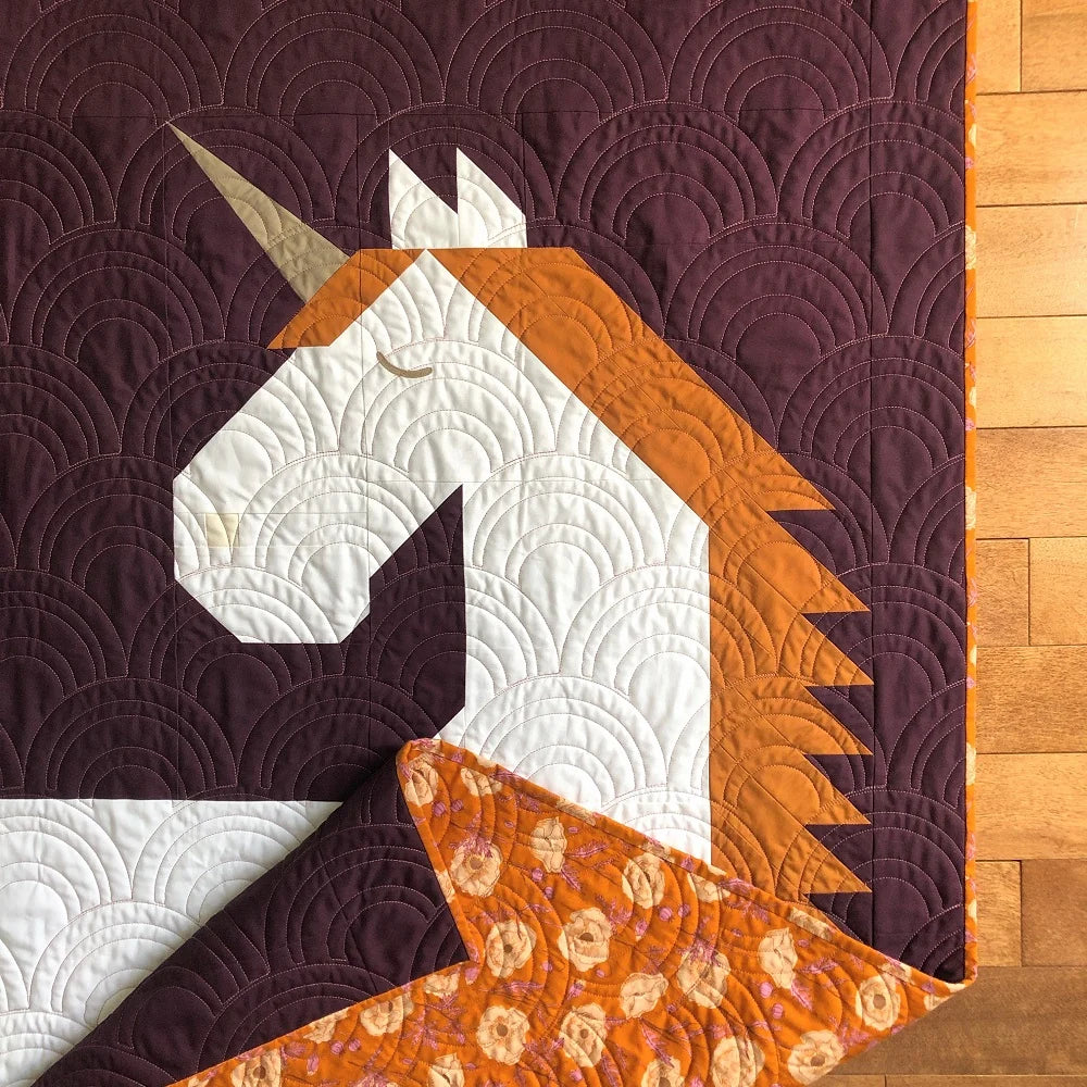 Apples & Beavers - Unicorn Garden Quilt pattern
