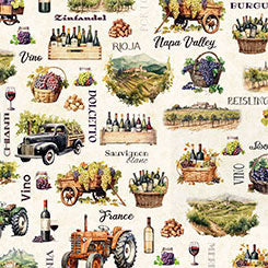 QT Fabrics - Cork & Barrel