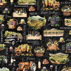 QT Fabrics - Cork & Barrel