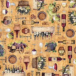 QT Fabrics - Cork & Barrel