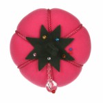 Pink Velvet Tomato Pin Cushion - Dritz - 653115