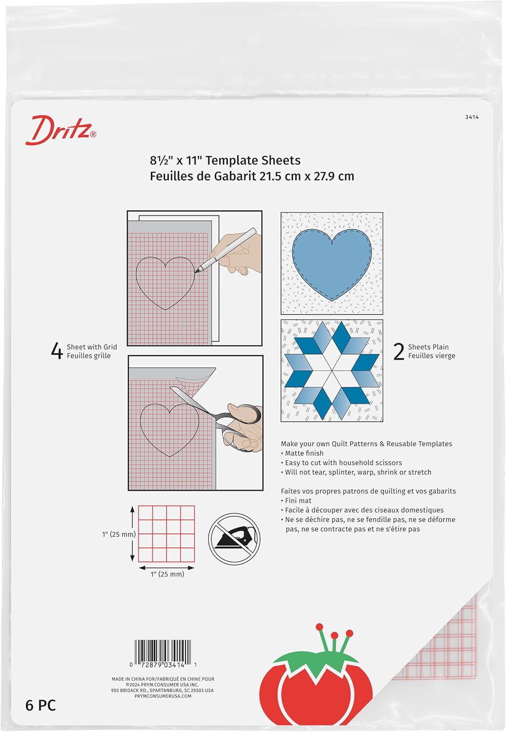 Dritz - Template Sheets