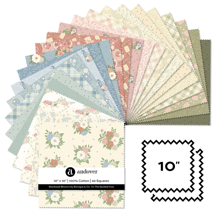 Andover Fabrics - Backroad Blooms Precuts
