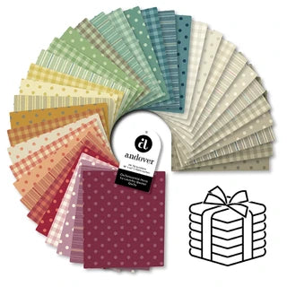 Andover Fabrics - Quiltessential Minis Pre-Cuts by Laundry Basket