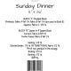 Sunday Dinner - TQC Exclusive