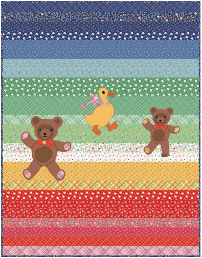 Bear Hug Quilt by American Jane Patterns