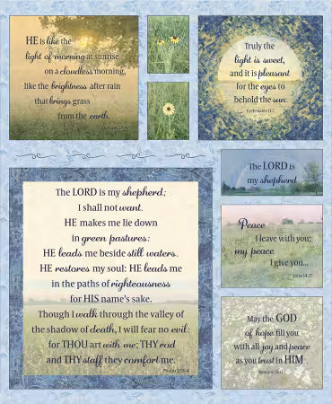 Timeless Treasures - Green Pasture Panel