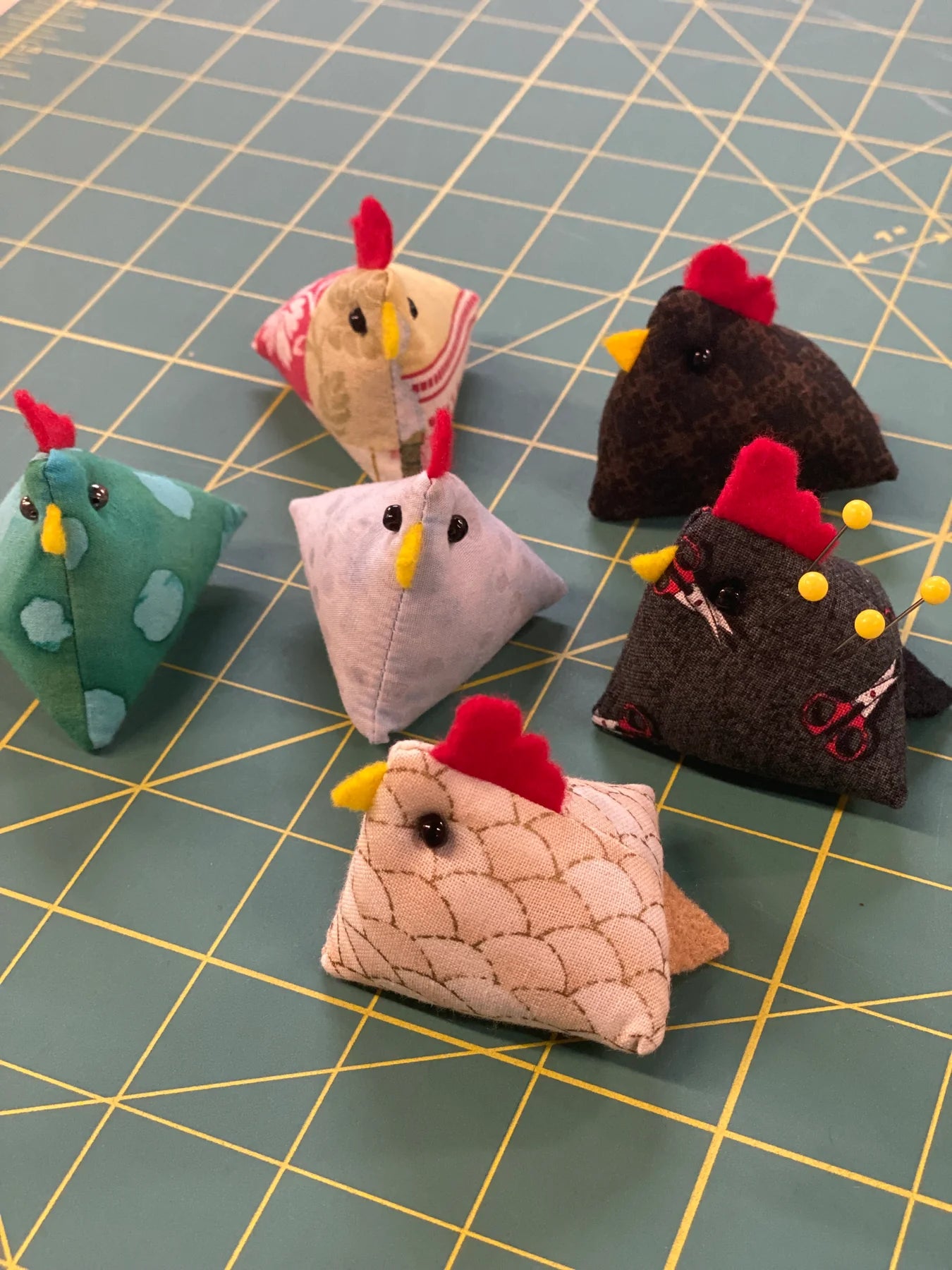 Chicken Pin Cushions