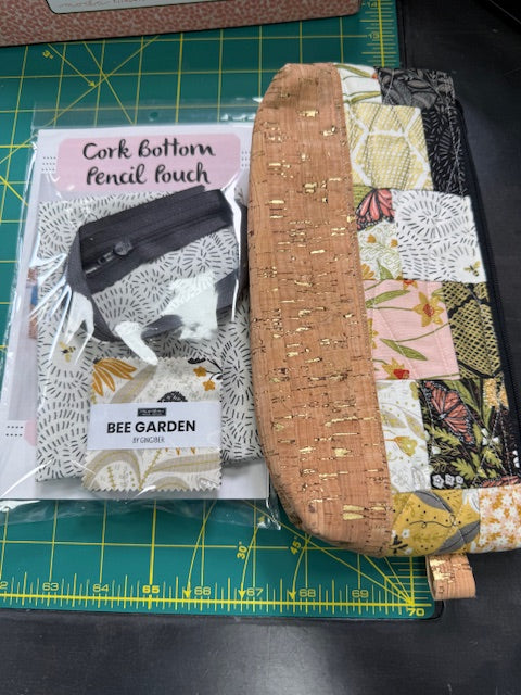 Cork Bottom Pencil Pouch Kit