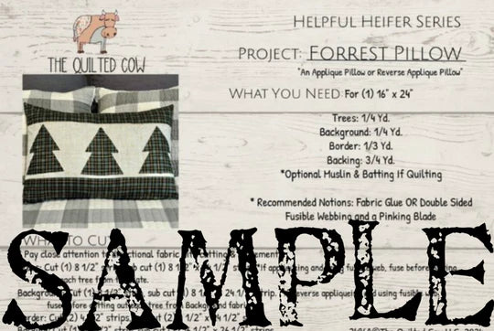 Helpful Heifer Forrest Pillow