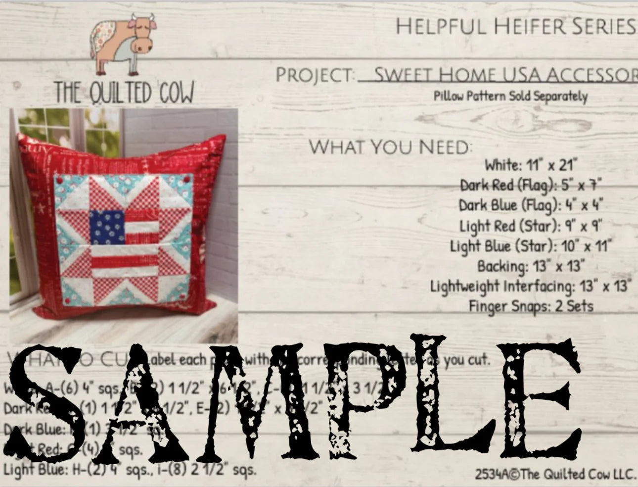 Helpful Heifer Sweet Home USA Accessory