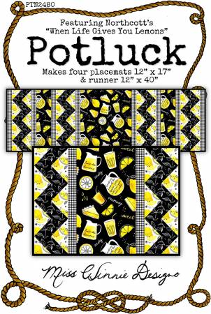 Miss Winnie Designs - Potluck Placemats and Runner Pattern