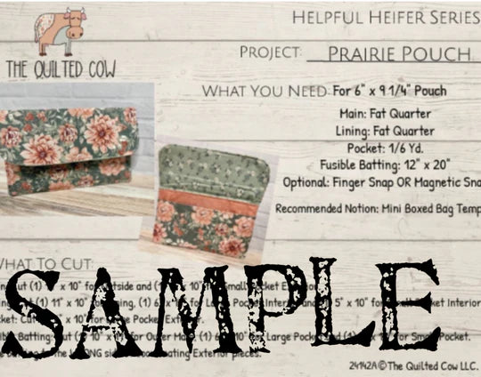 Helpful Heifer Prairie Pouch
