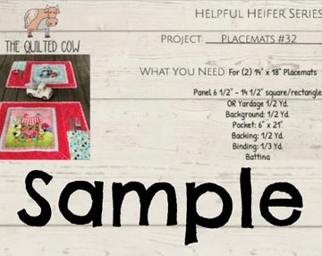Helpful Heifer Placemats #32