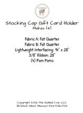 TQC Exclusive - Stocking Cap Gift Card Holder
