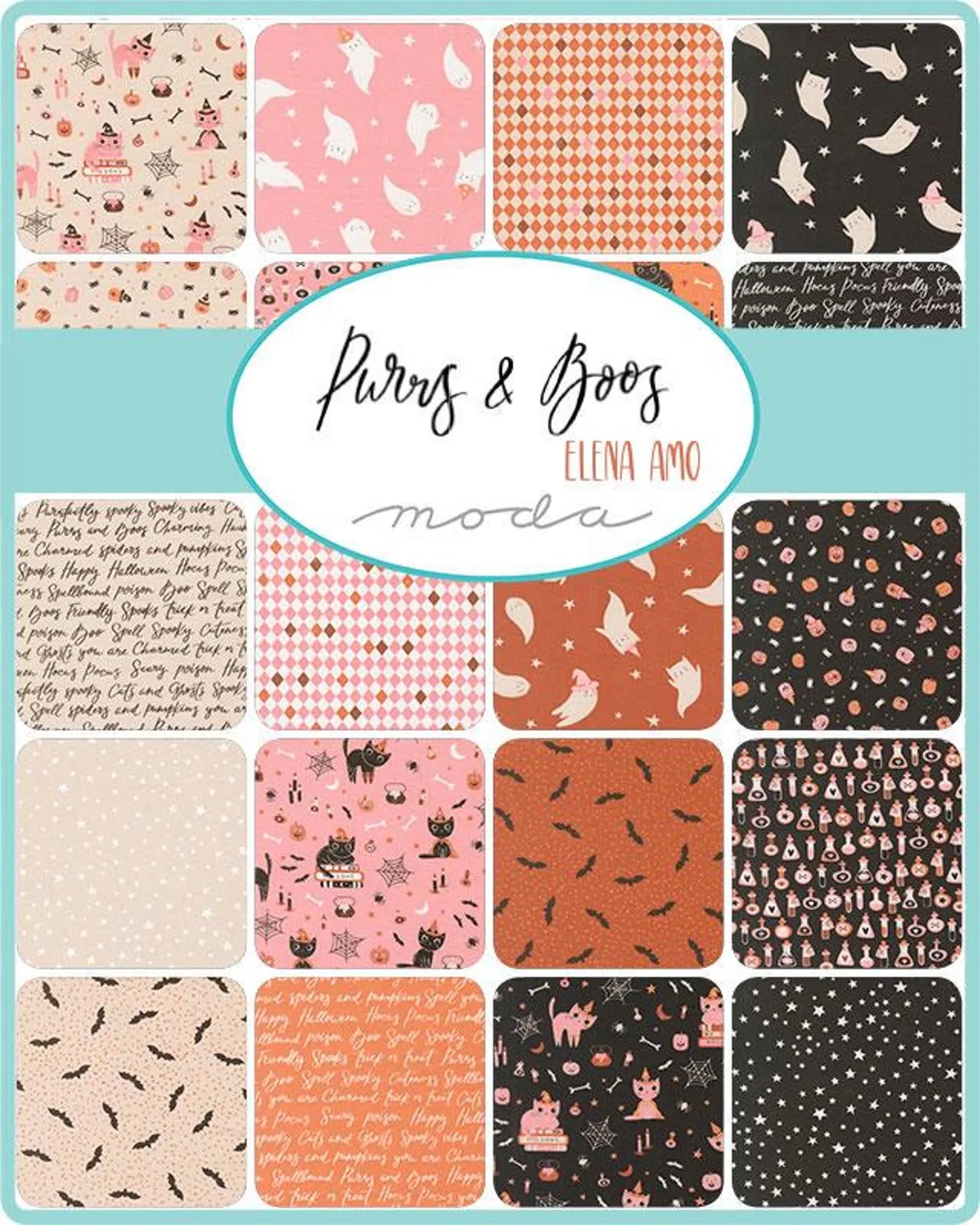 Moda - Purrs and Boos Pre-Cuts