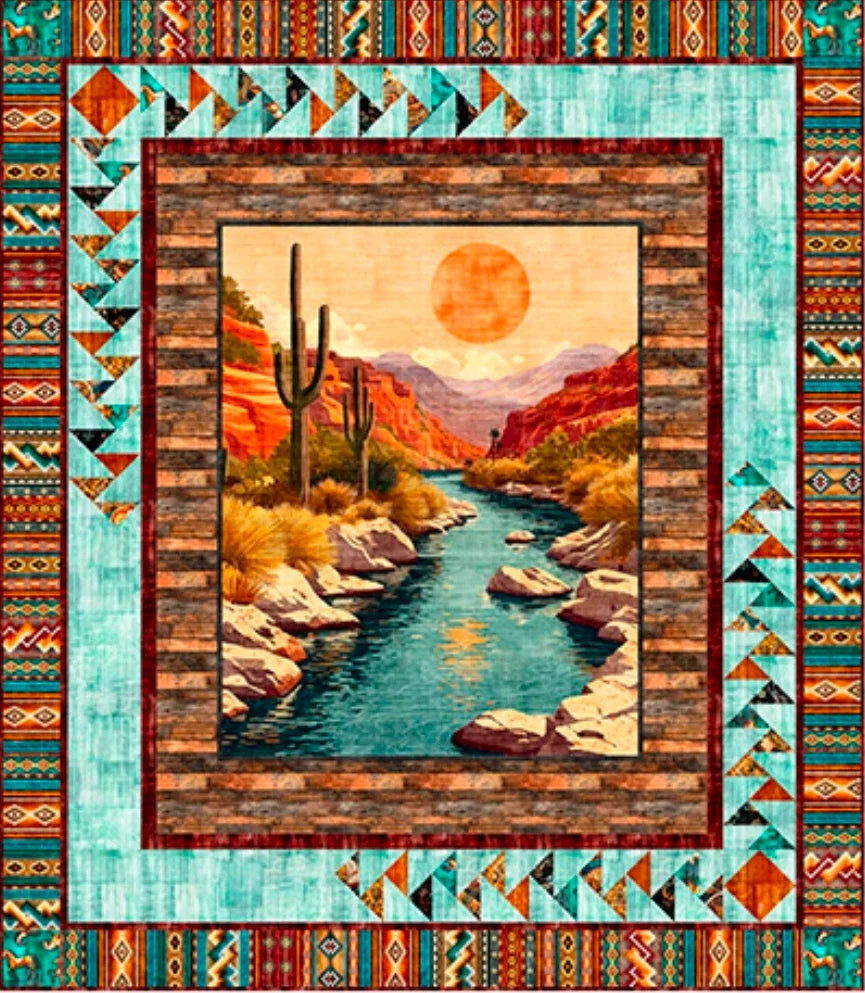 QT Fabrics - Desert Vista Quilt Pattern by Pam Goggans