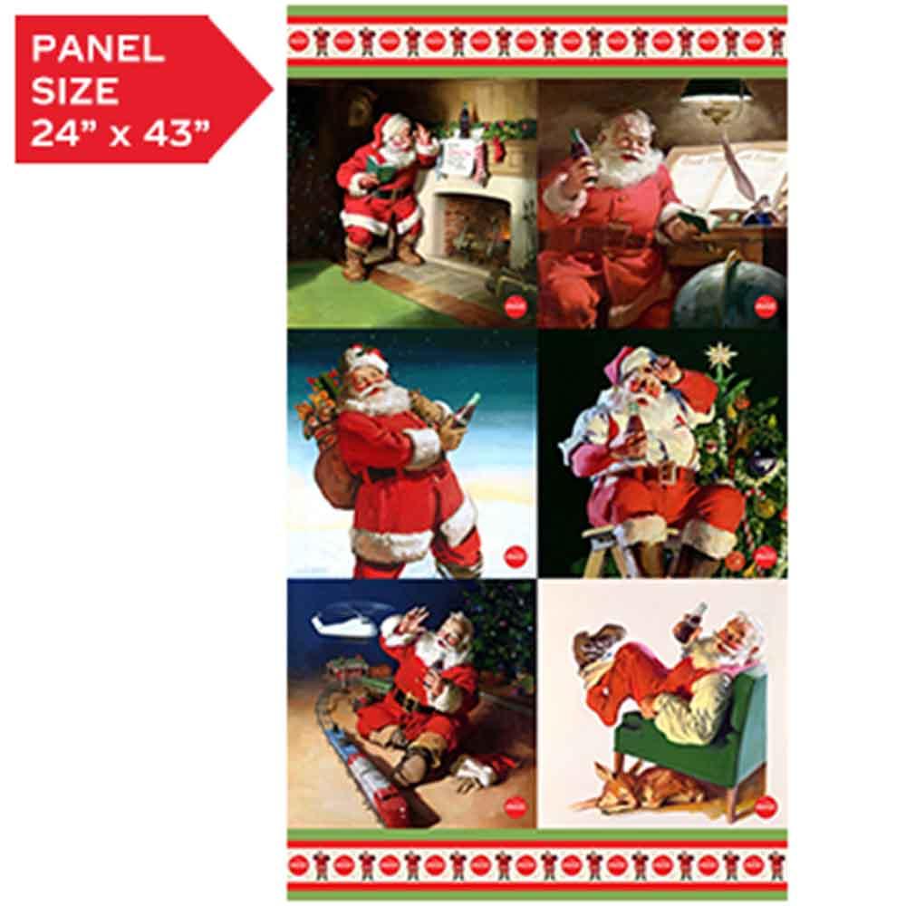 Northcott - Coca-Cola Santa Quilt Pattern