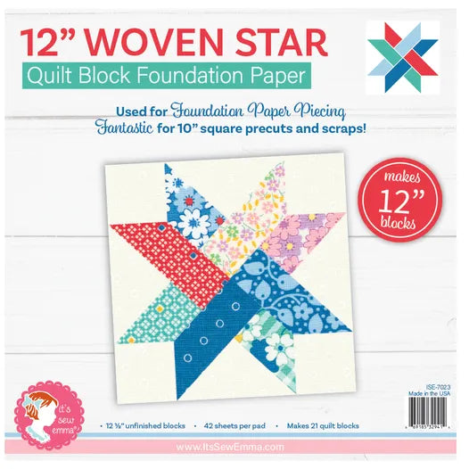 Its Sew Emma - Quilt Block Foundation Paper