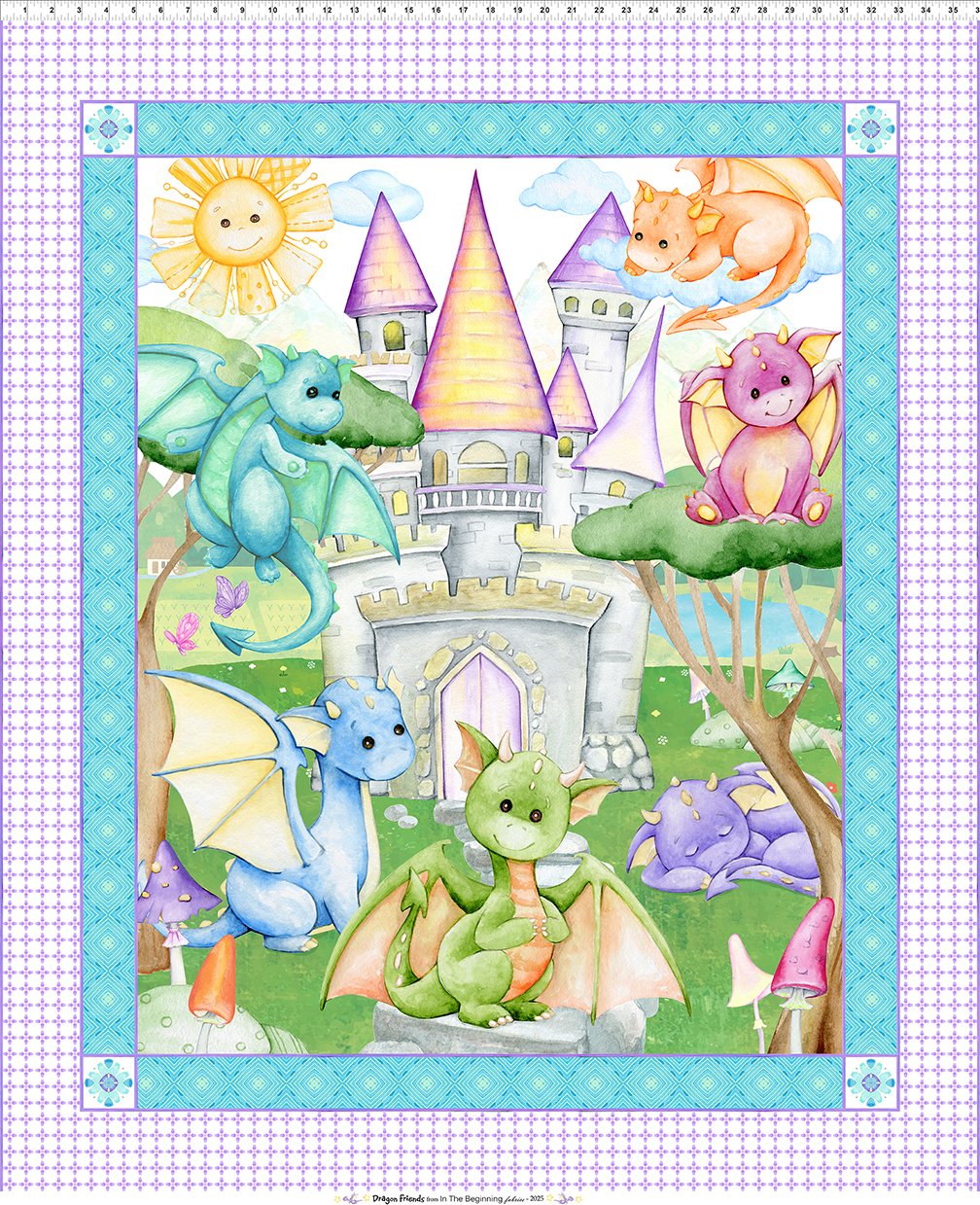 In the Beginning Fabrics - Dragon Friends