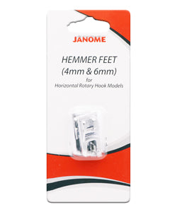 Janome - Hemmer Feet Set 4mm and 6mm BP-1