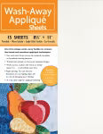 C&T - Wash-Away Applique Sheets - 20122