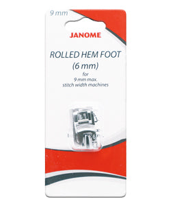 Janome - Rolled Hem Foot (6mm) for 9mm Machines