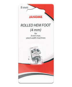 Janome - Rolled Hem Foot (4mm) for 9mm Max Machines