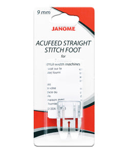 Janome - AcuFeed Straight Stitch Foot 9mm