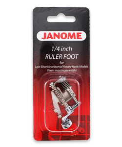 Janome - Ruler Foot 1/4 inch for Low Shank Rotary Hook Models 7mm