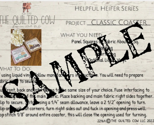 Helpful Heifer Classic Coaster