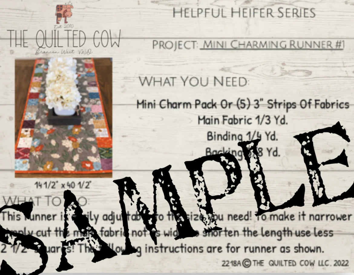 Helpful Heifer Mini Charming Runner #1