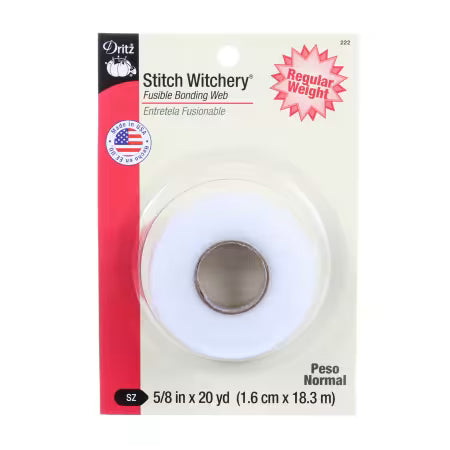 Dritz - Stitch Witchery Fusible Bonding Web 5/8" x 20yd Roll