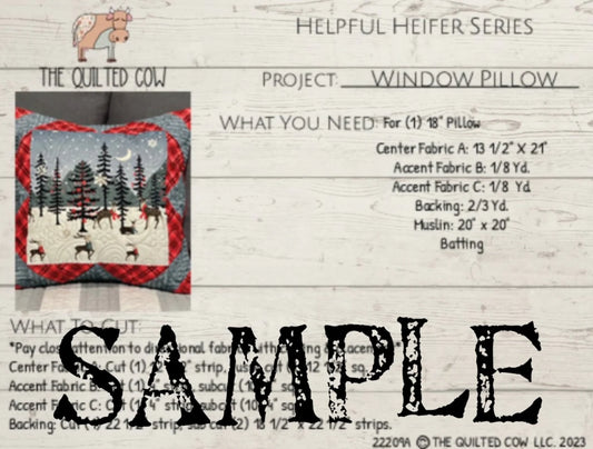 Helpful Heifer Window Pillow