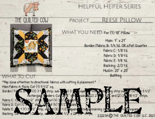 Helpful Heifer Reese Pillow