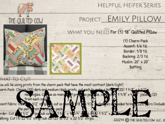Helpful Heifer Emily Pillow
