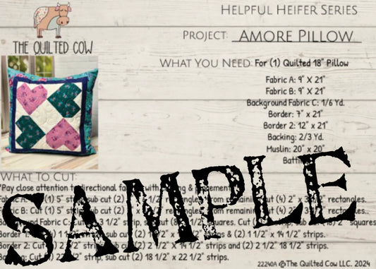 Helpful Heifer Amore Pillow