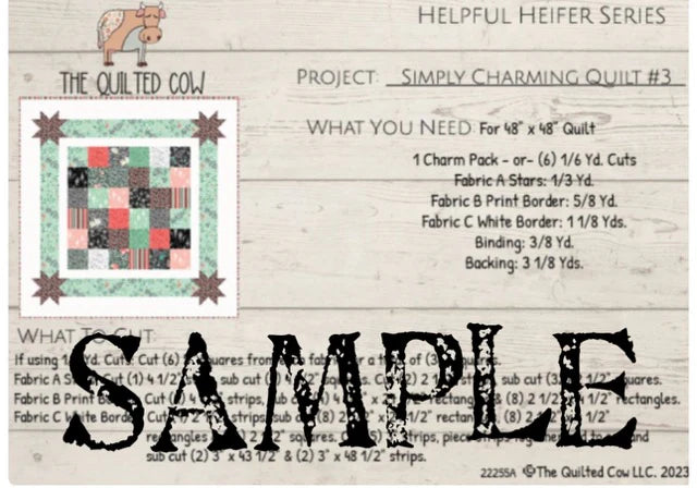 Helpful Heifer Simply Charming Quilt #3