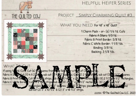 Helpful Heifer Simply Charming Quilt #3