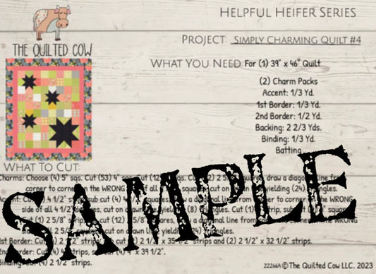 Helpful Heifer Simply Charming Quilt #4