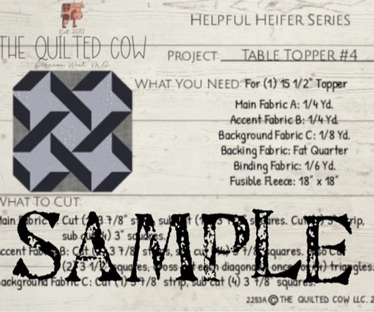 Helpful Heifer Table Topper #4