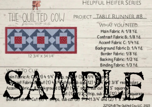 Helpful Heifer Table Runner #8