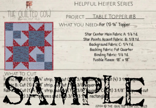 Helpful Heifer Table Topper #8